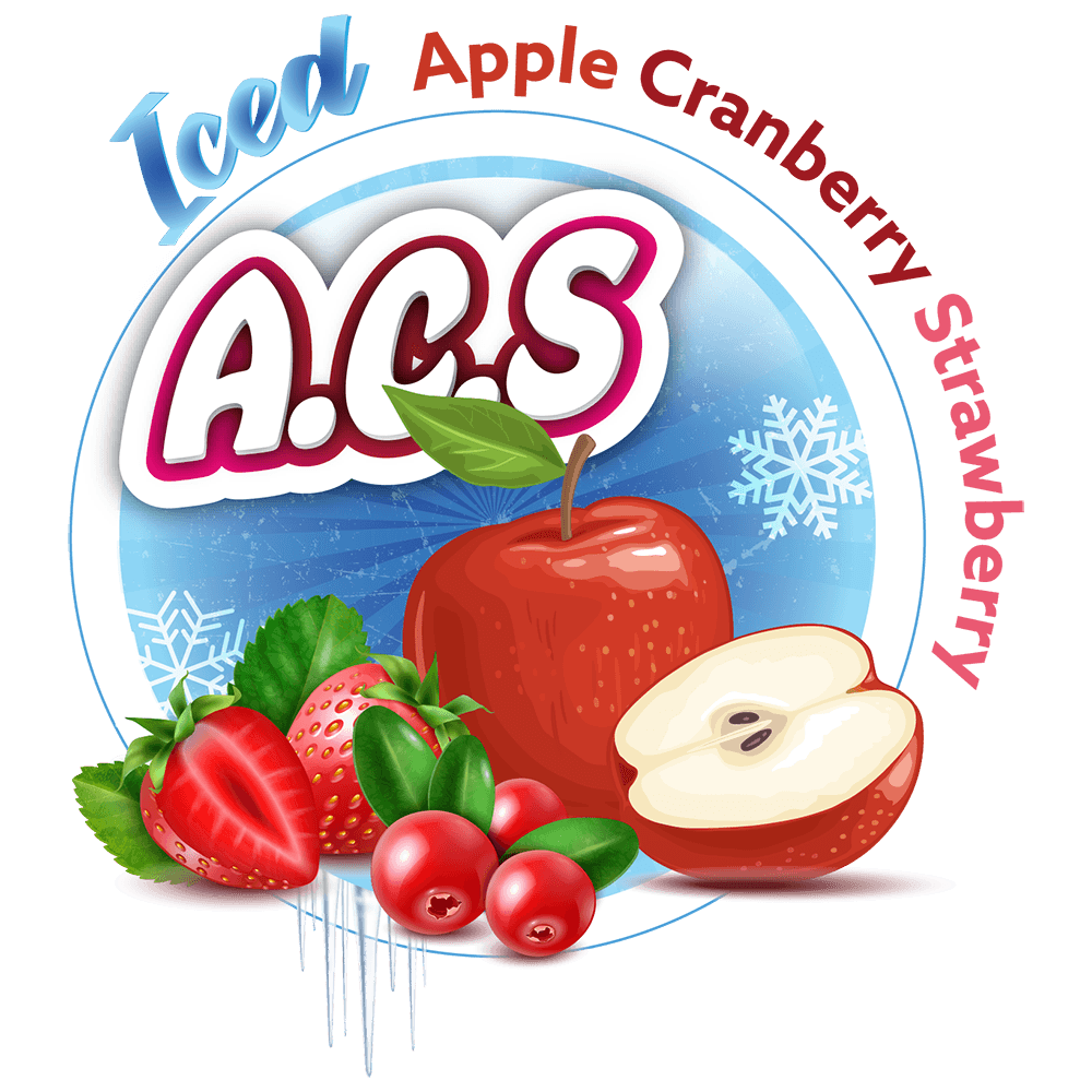 A.C.S (Apple Cranberry Strawberry) Iced