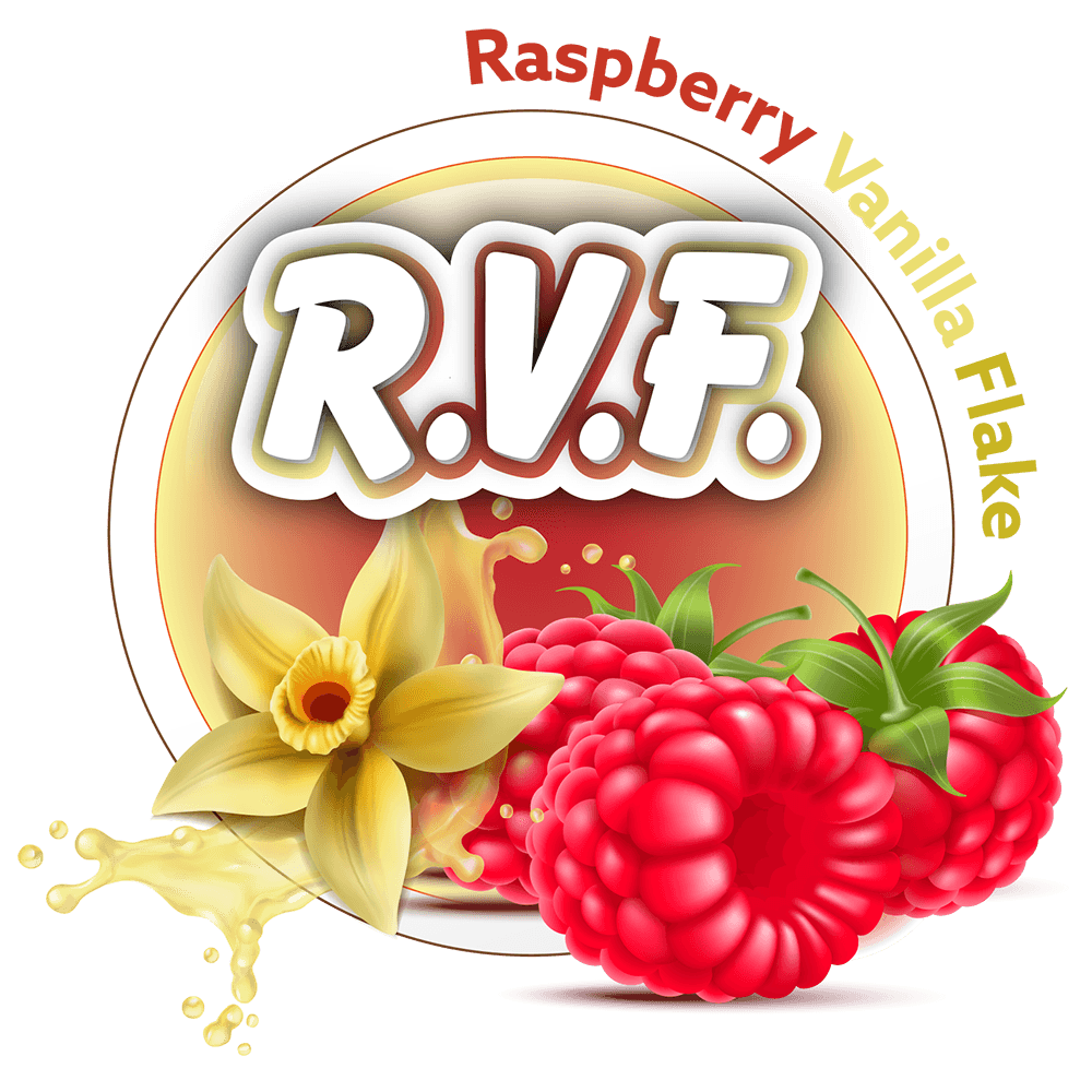 R.V.F (Raspberry Vanilla Flake)