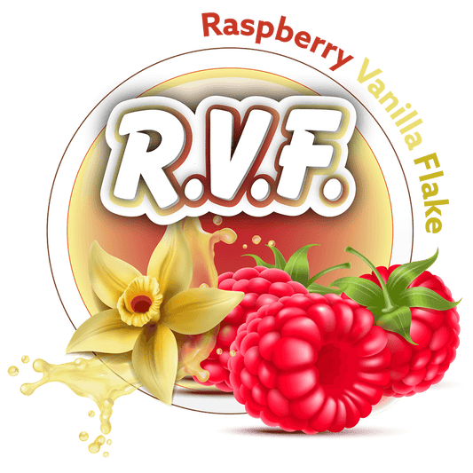 R.V.F (Raspberry Vanilla Flake)